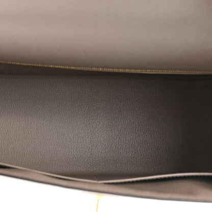 Hermes Epsom Kelly Sellier 32 Gris Asphalt 5 of 9