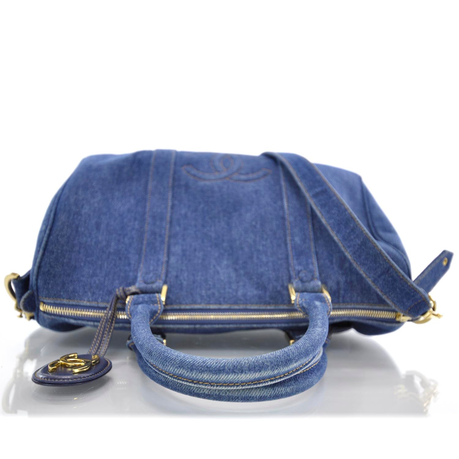 Chanel Denim CC Boston 5 of 10