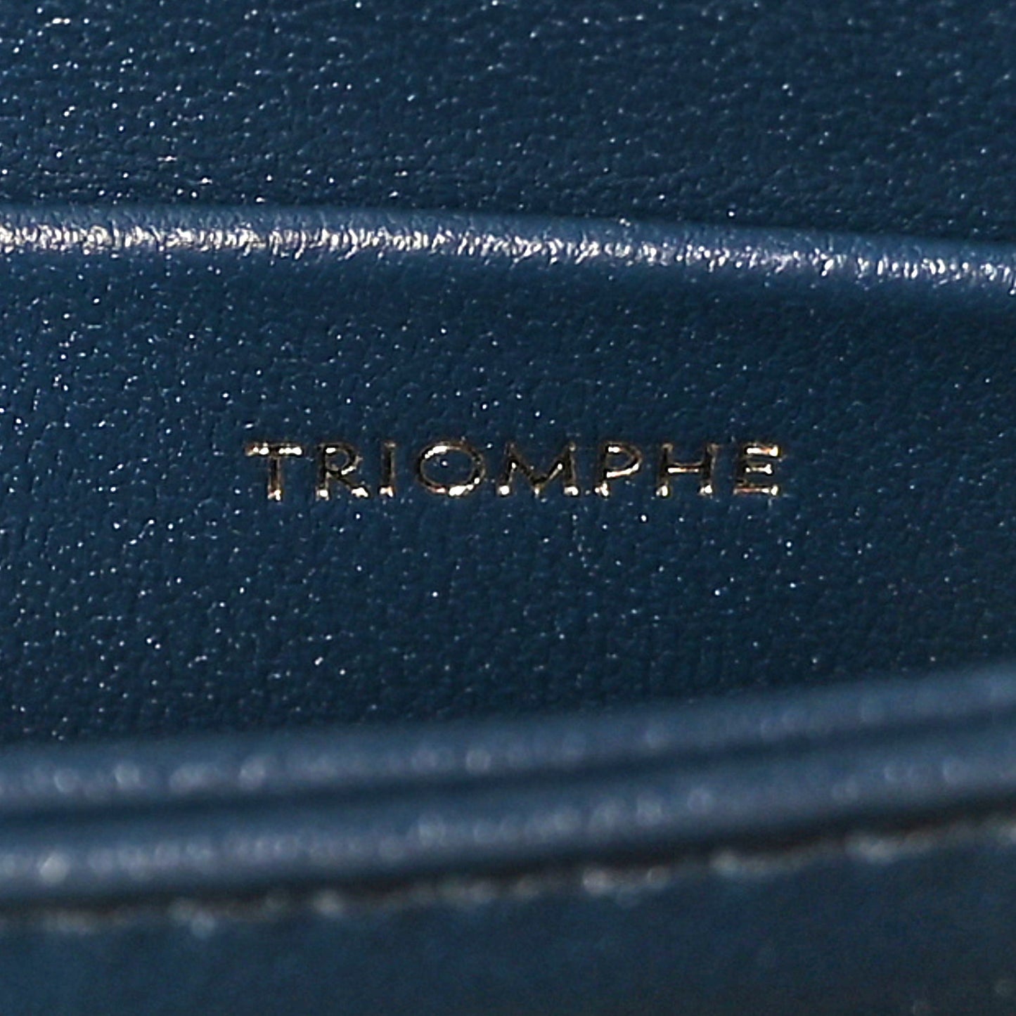 Shiny Calfskin Teen Besace Navy Blue