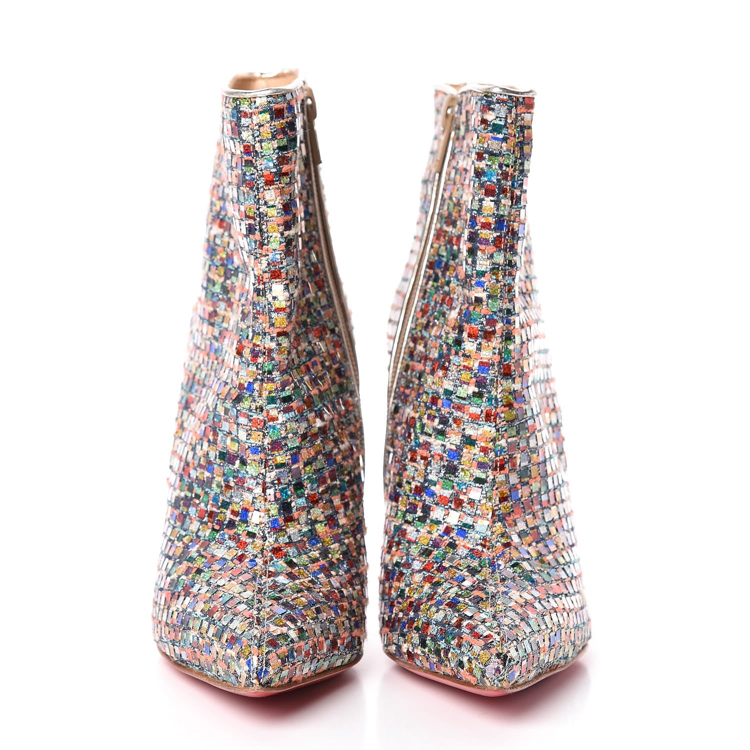 Christian Louboutin Tressage Vitraux So Kate Booty 100 Ankle Boots 35 Multi 2 of 9