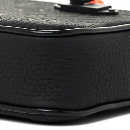 Louis Vuitton Taurillon Monogram Uniformes Solar Ray Soft Pochette Volga Belt Bag Black 9 of 10