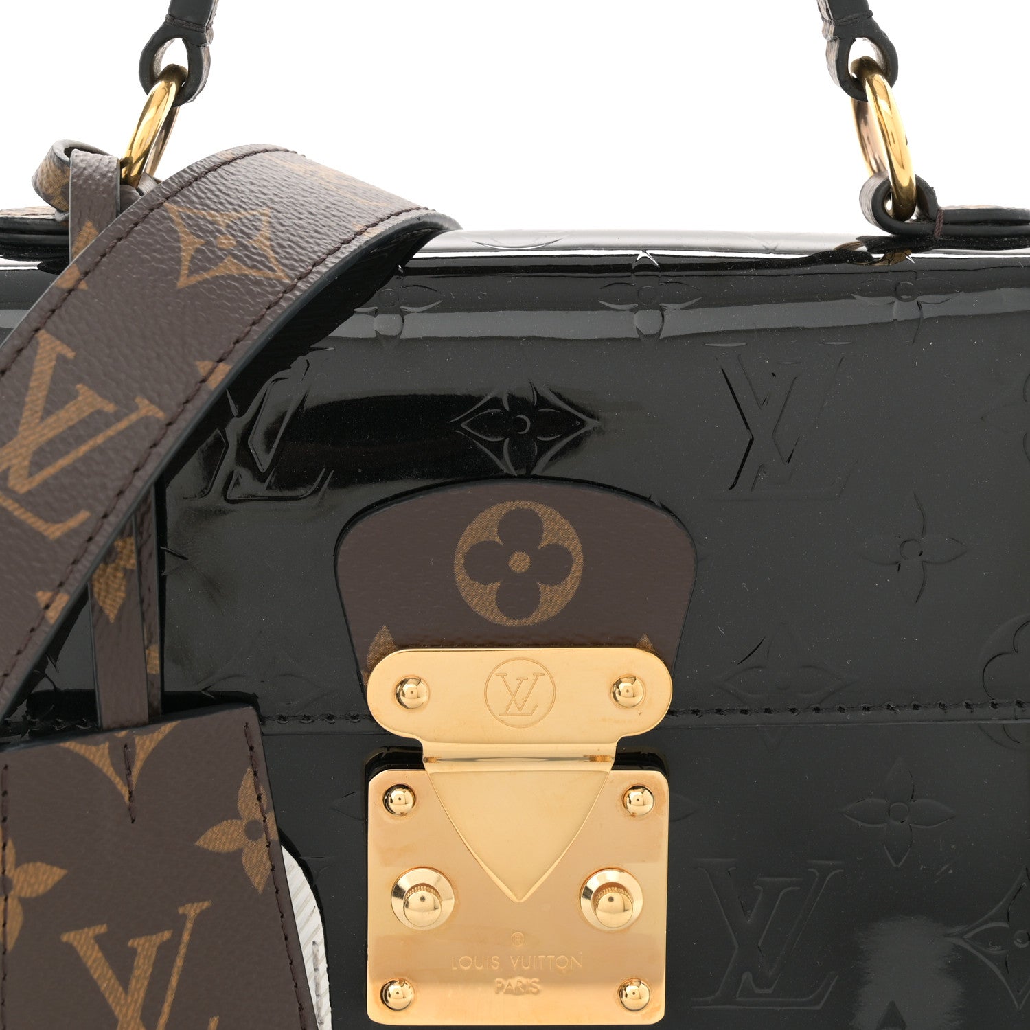 Louis Vuitton Vernis Epi Monogram Spring Street Black 8 of 12
