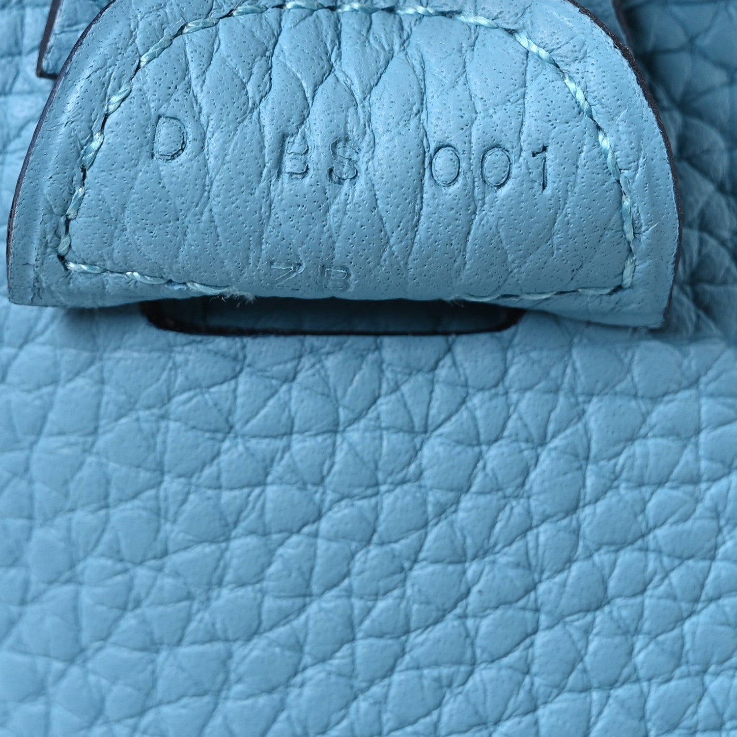 Hermes Taurillon Clemence Evelyne III PM Bleu Du Nord 7 of 10