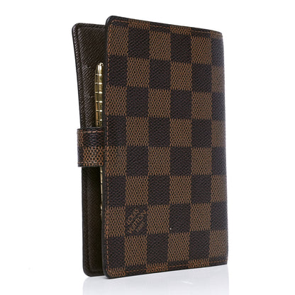 Louis Vuitton Damier Ebene Small Ring Agenda Cover 2 of 4