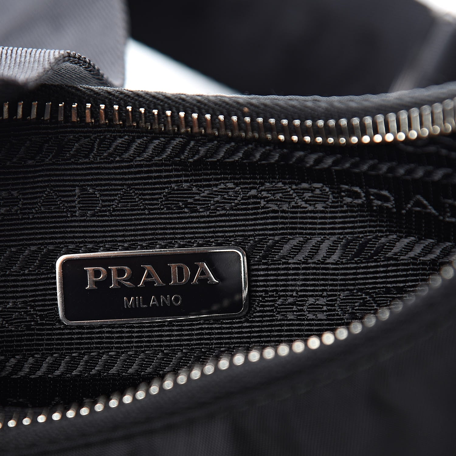 Prada Nylon Re-Edition 2005 Shoulder Bag Black 6 of 10