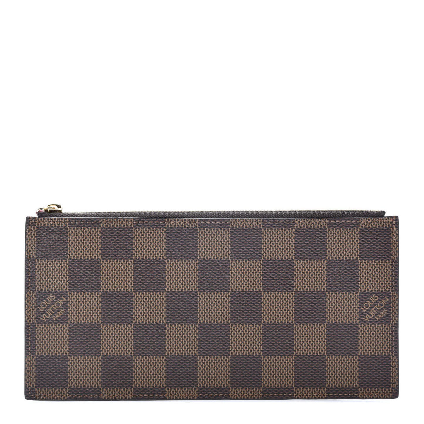 Damier Ebene Felicie Chain Wallet Zippered Insert
