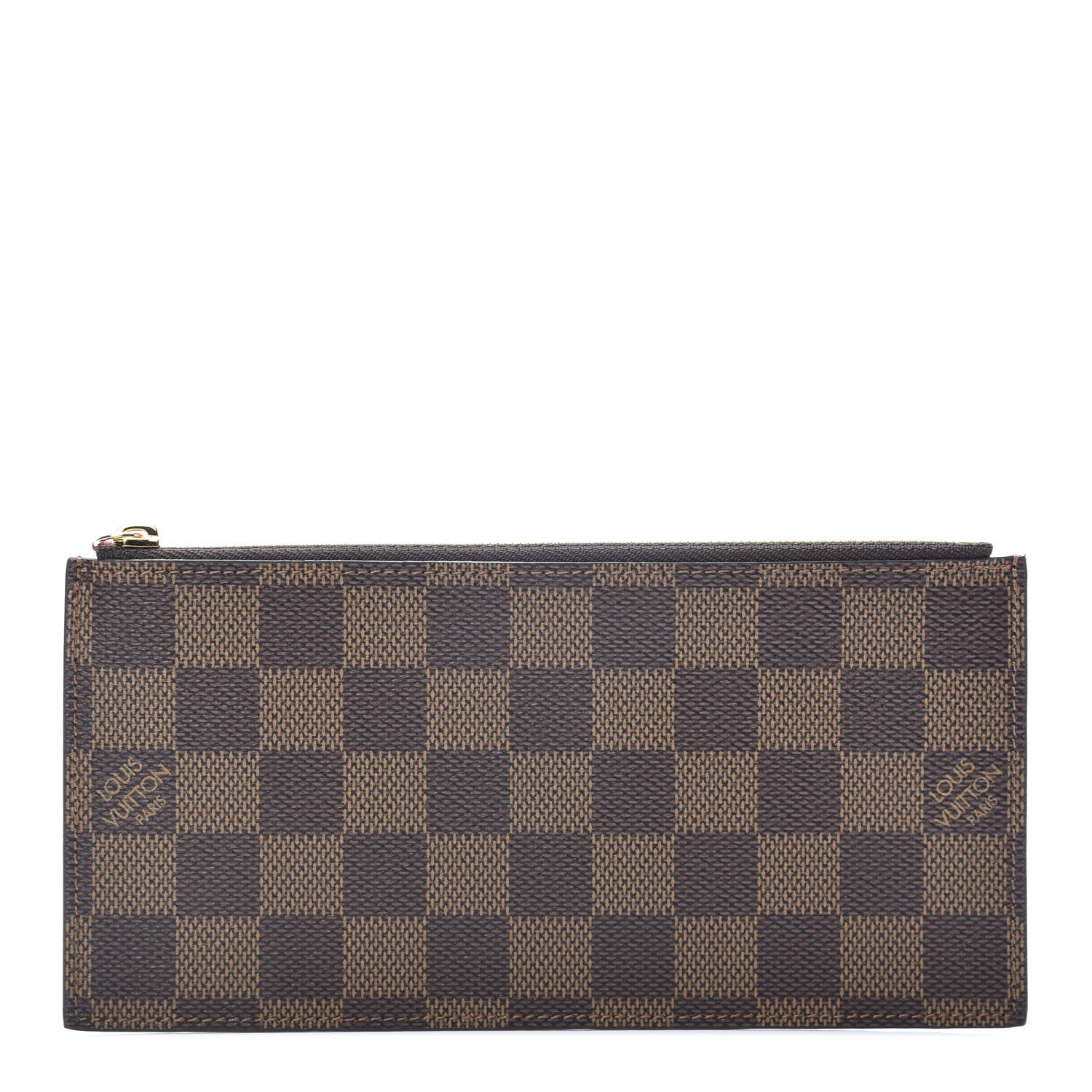 Louis Vuitton Damier Ebene Felicie Chain Wallet Zippered Insert 1 of 6
