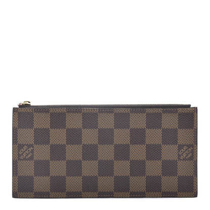 Louis Vuitton Damier Ebene Felicie Chain Wallet Zippered Insert 1 of 6