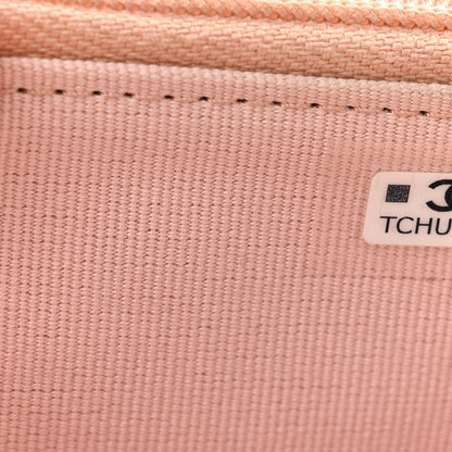 Chanel Caviar Quilted Crystal CC Flap Card Holder Pink 8 of 10