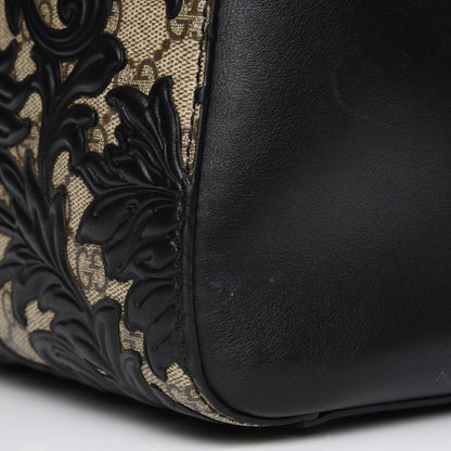 Gucci GG Supreme Monogram Arabesque Medium Boston Black 11 of 11