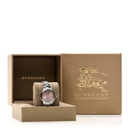 Burberry Stainless Steel 32mm Classic Quartz Watch Pink BU10111 5 of 5