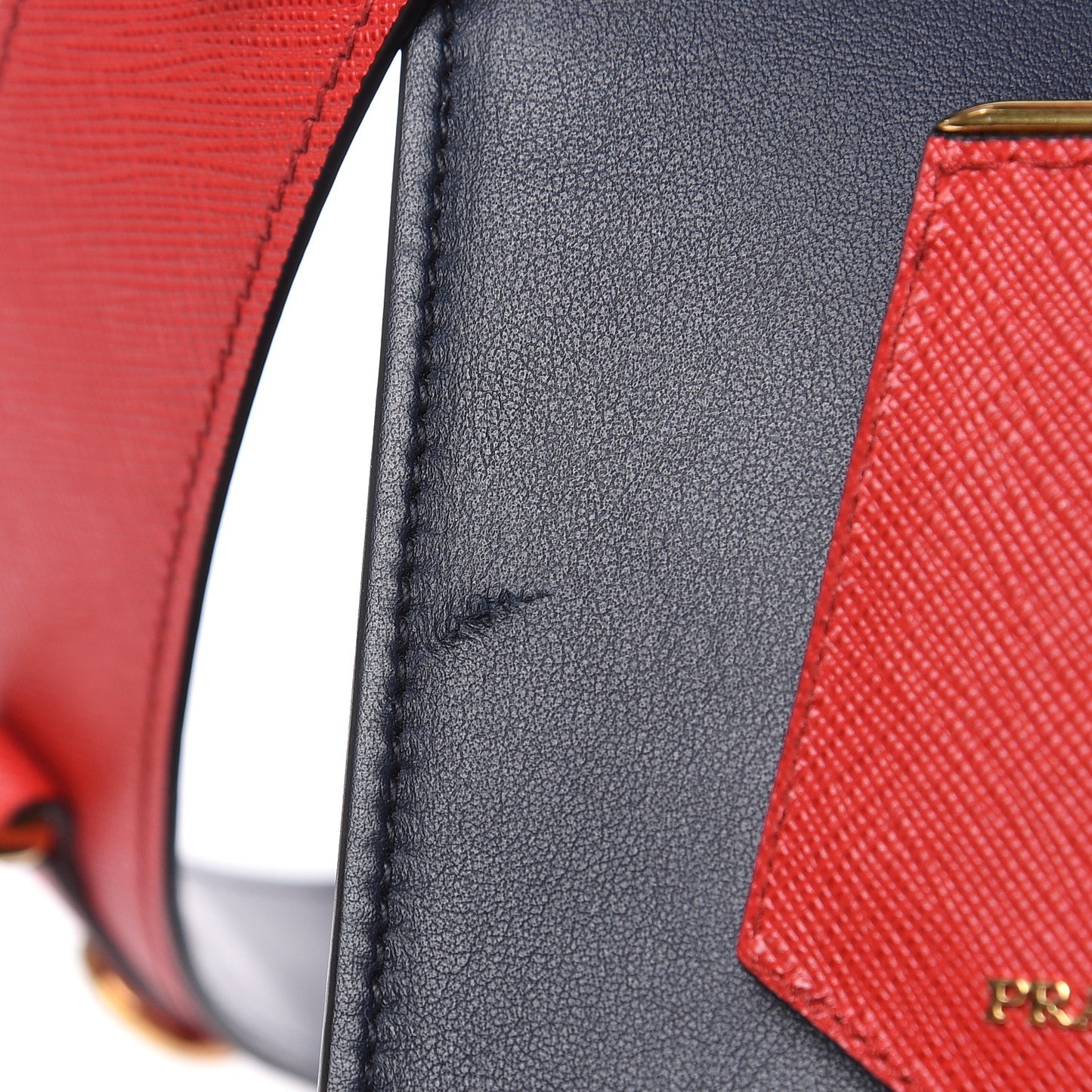 City Calf Saffiano Esplanade Tote Baltico Rosso