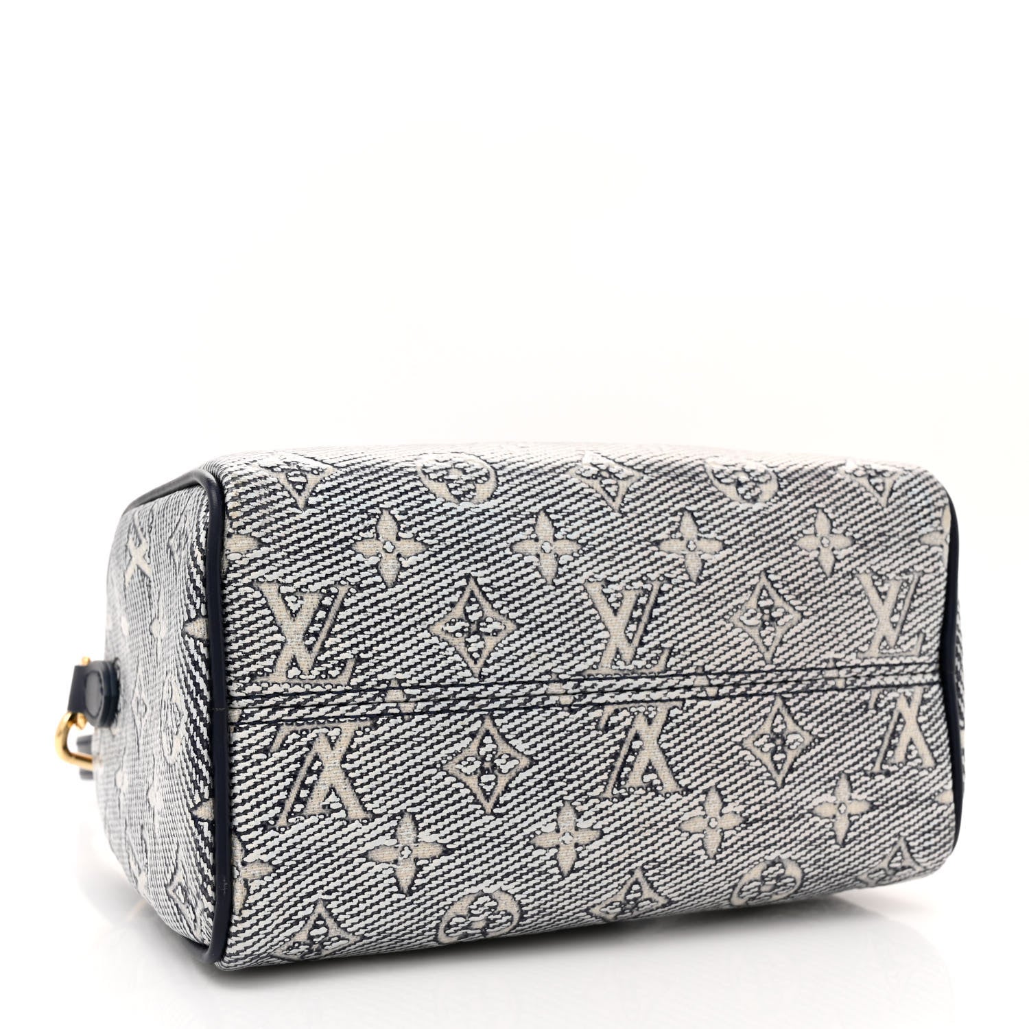 Louis Vuitton Monoglam Speedy Bandouliere 20 Blue 4 of 9