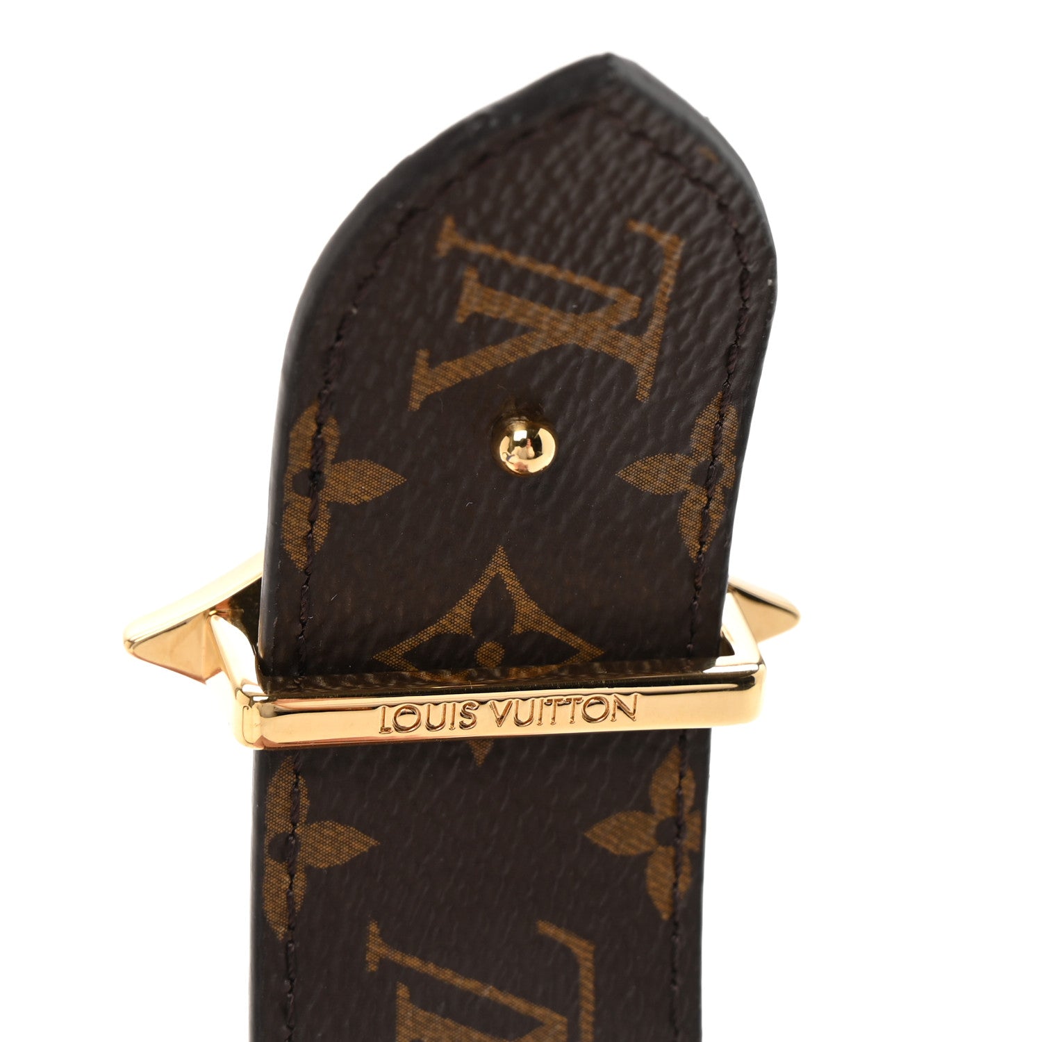 Louis Vuitton Calfskin Monogram 30mm Flowergram Reversible Belt Black 5 of 5