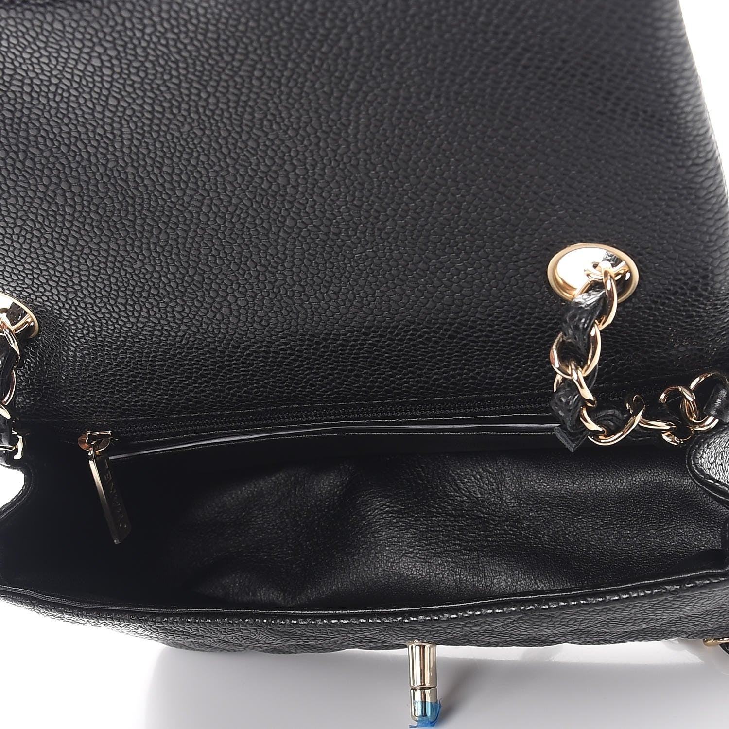 Chanel Caviar Quilted Mini Rectangular Flap Black 5 of 8