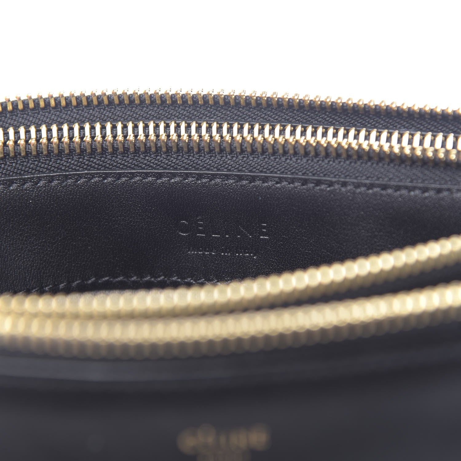 Celine Lambskin Large Trio Crossbody Bag Black 8 of 12