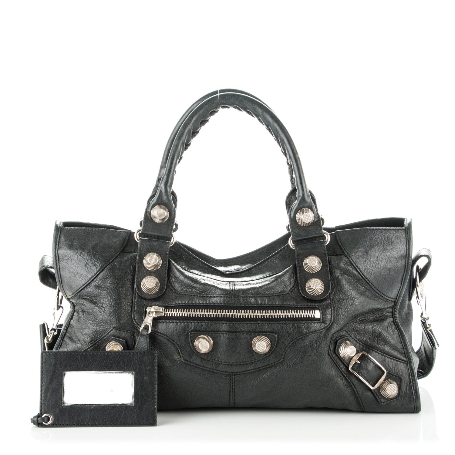 Balenciaga Agneau Giant 21 Silver Hardware Part Time Black 1 of 8