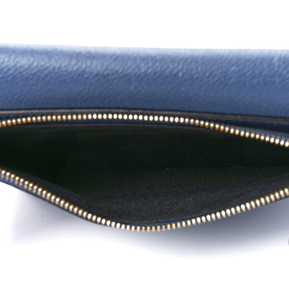 Burberry Grainy Calfskin Small Loxley Crossbody Steel Blue 6 of 19