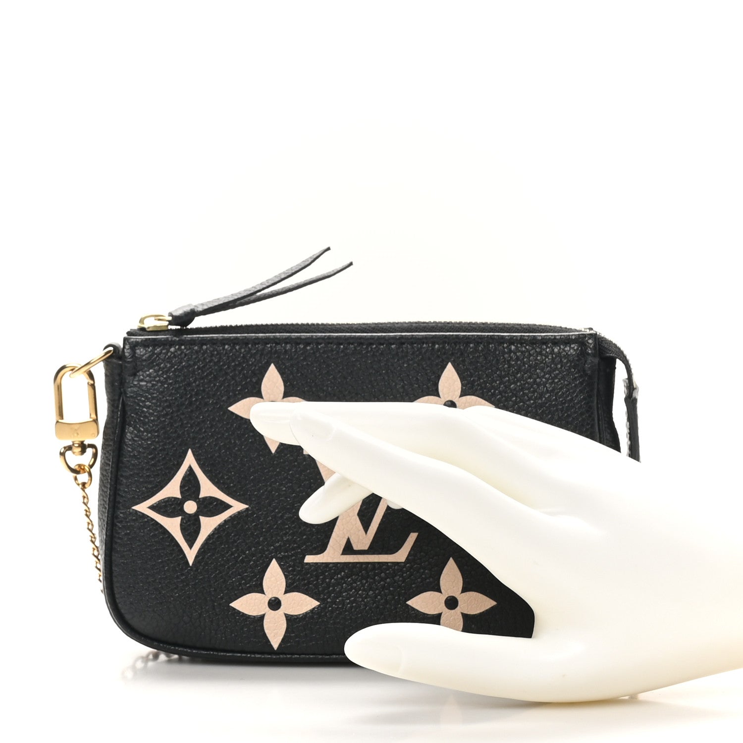Louis Vuitton Empreinte Monogram Giant Mini Pochette Accessories Black 2 of 7