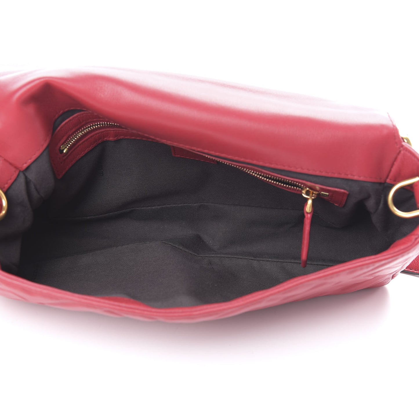 Nappa FF 1974 Embossed Baguette Fragola