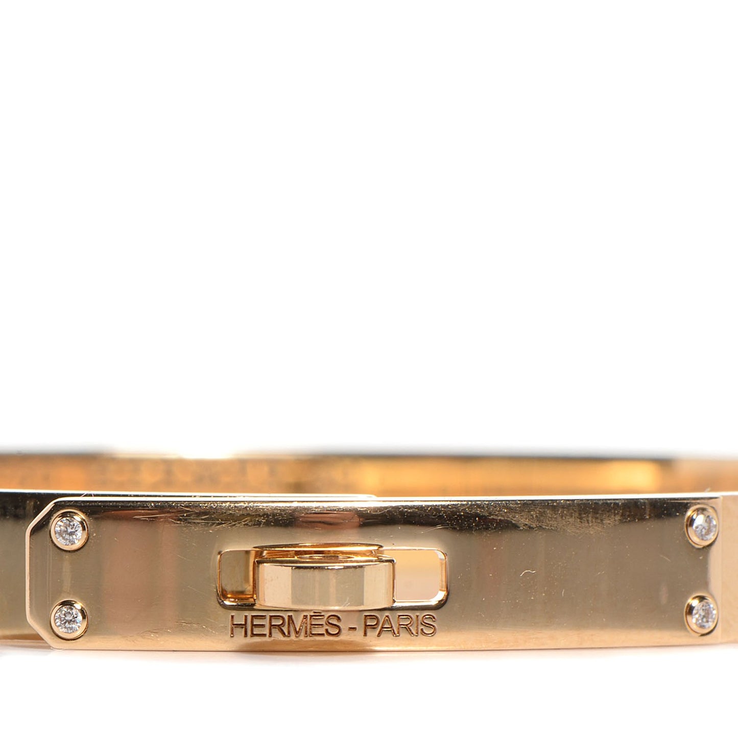18K Yellow Gold Diamond PM Kelly Bracelet SH