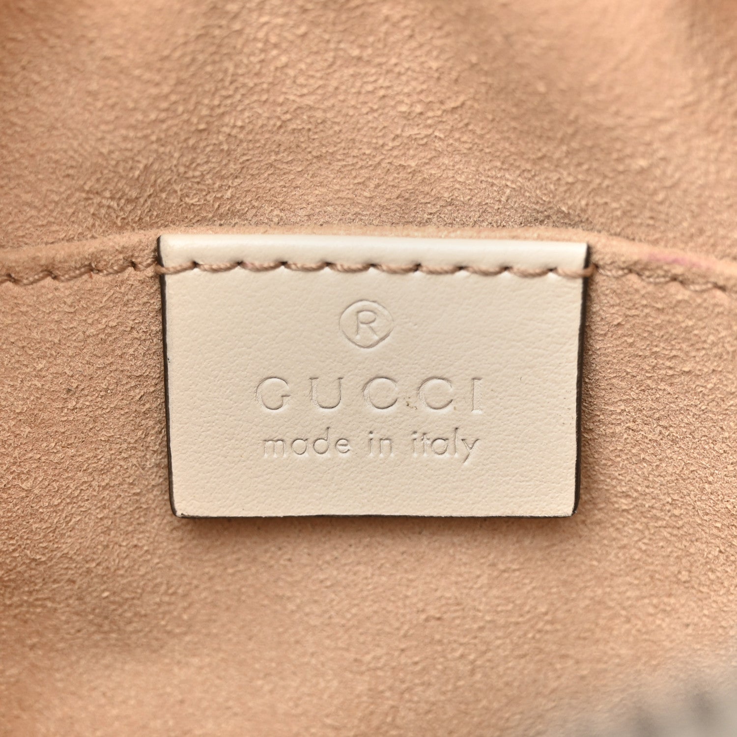Gucci Calfskin Matelasse Small GG Marmont Chain Shoulder Bag White 6 of 14
