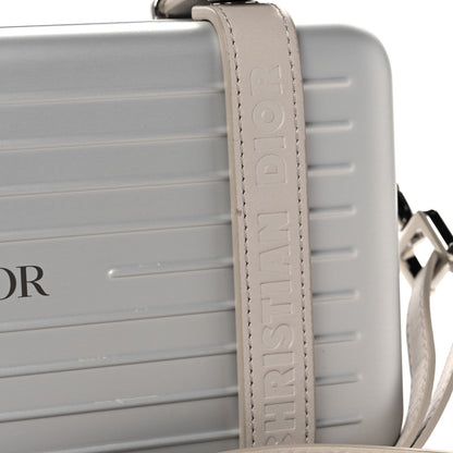 Christian Dior X RIMOWA Aluminum Personal Clutch On Strap Silver 12 of 13