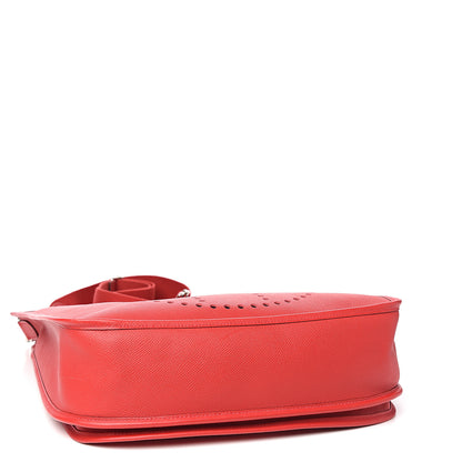 Hermes Epsom Evelyne III PM Rouge Casaque 3 of 9