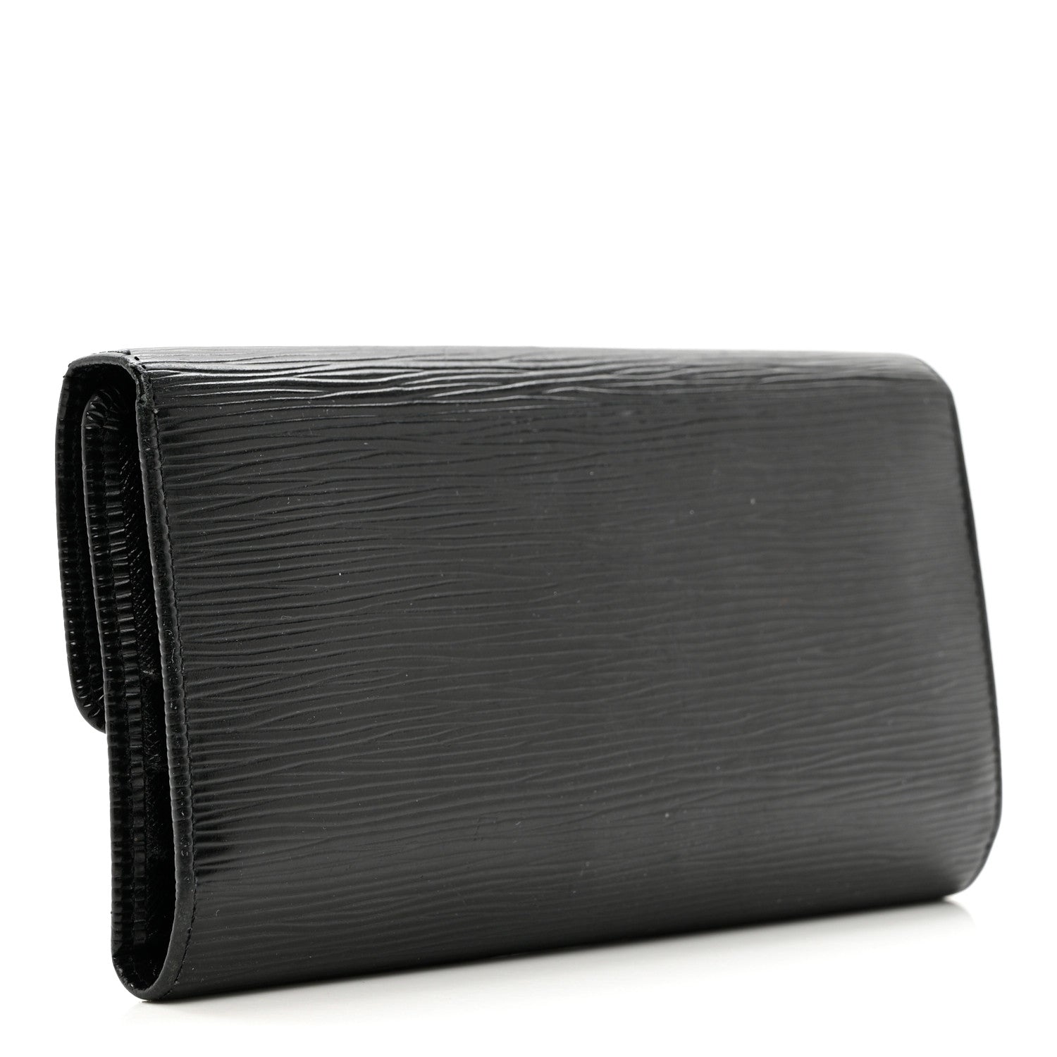 Louis Vuitton Epi Porte Tresor International Wallet Black 2 of 10