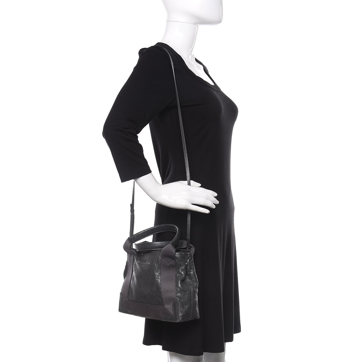 Balenciaga Agneau XS Cabas Tote Black Anthracite 2 of 13
