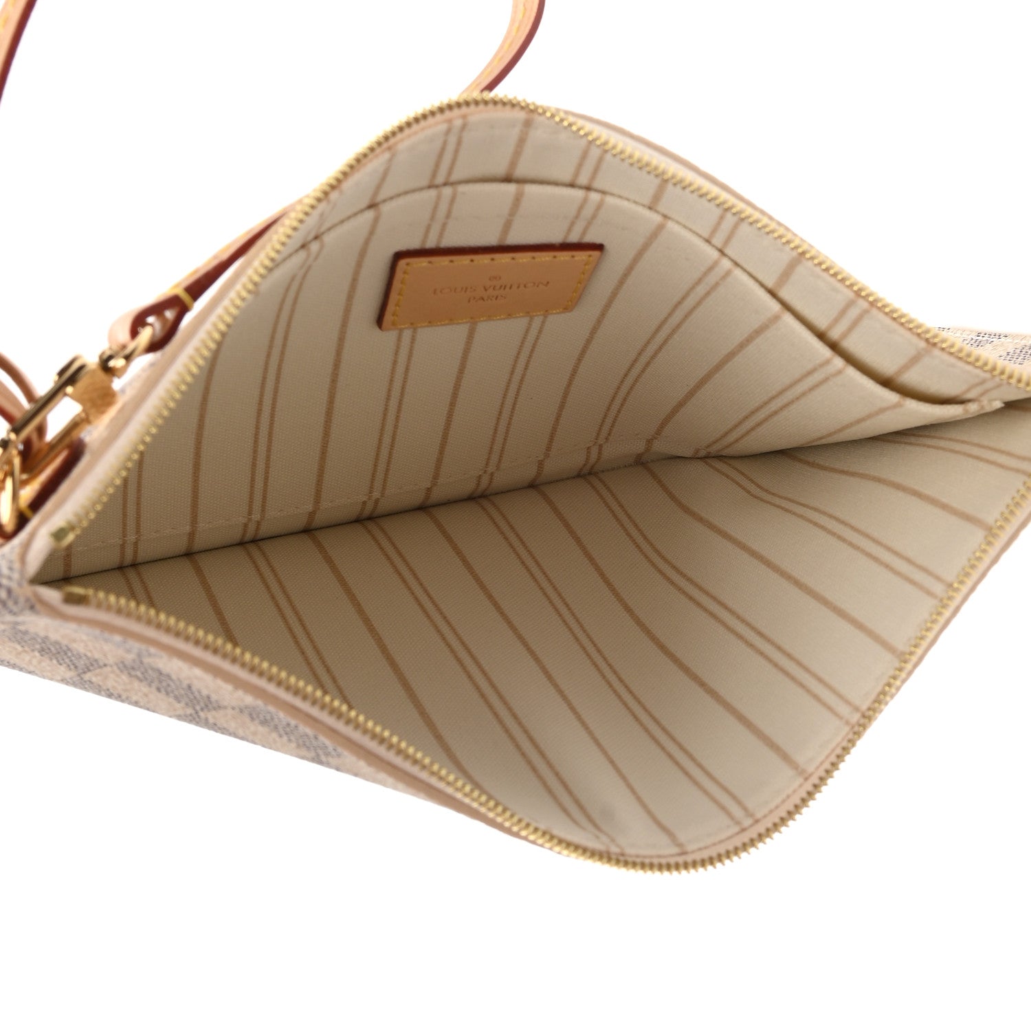 Louis Vuitton Damier Azur Neverfull MM GM Pochette 4 of 6
