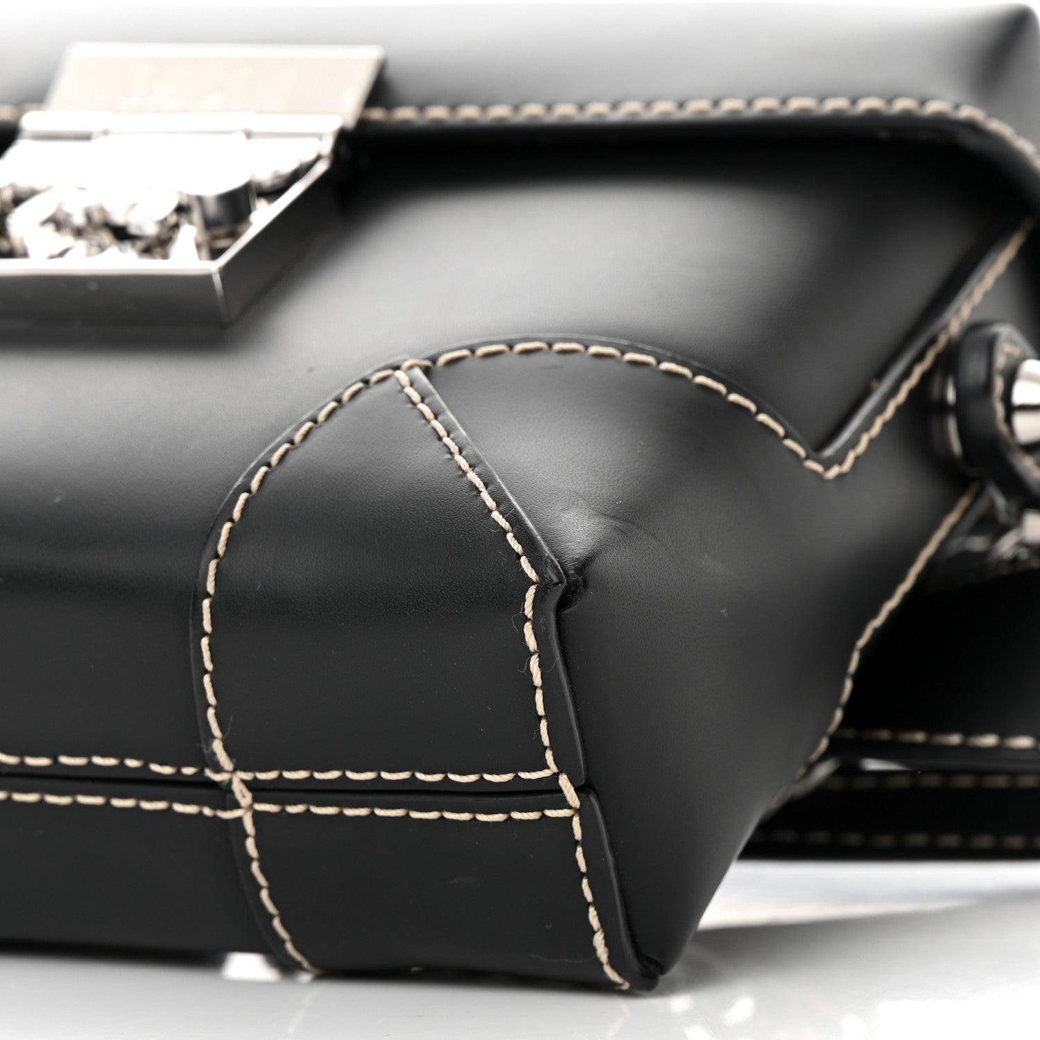 MCM Calfskin Ottomar Monogram Soft Berlin Belt Bag Black 10 of 13