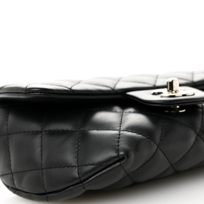Chanel Calfskin Quilted CC Uniform Flap Belt Bag Black 9 of 10