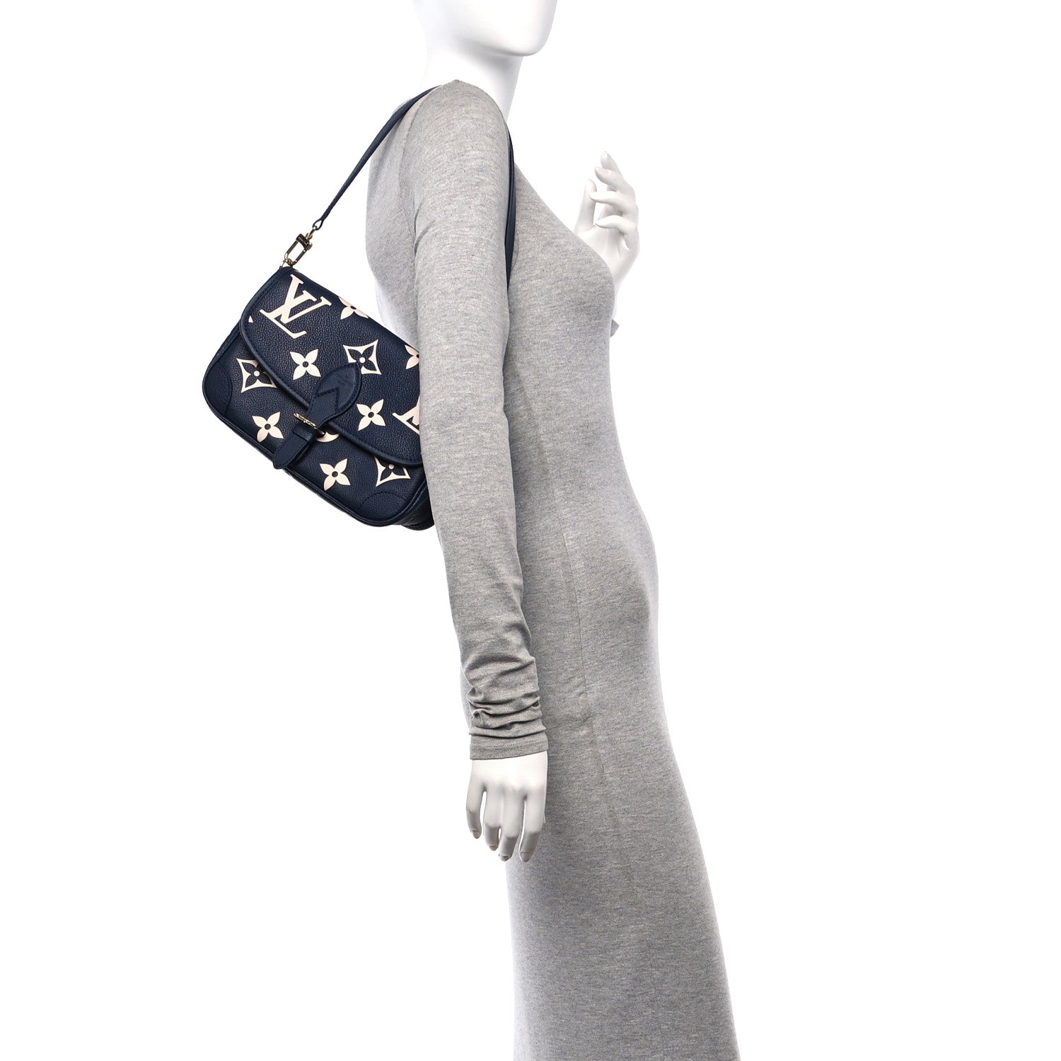 Louis Vuitton Empreinte Giant Monogram Diane Navy Creme 2 of 9