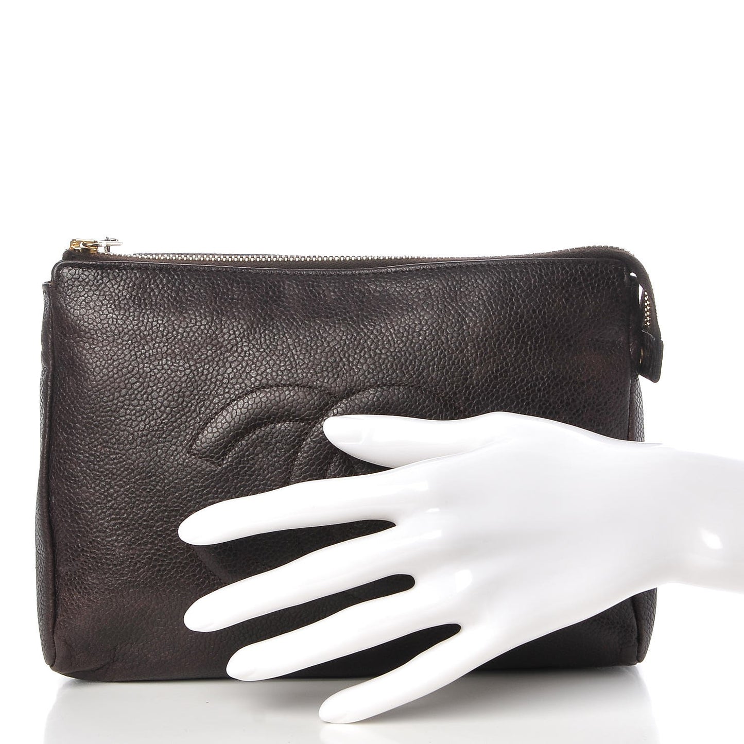 Caviar Timeless CC Cosmetic Pouch Brown