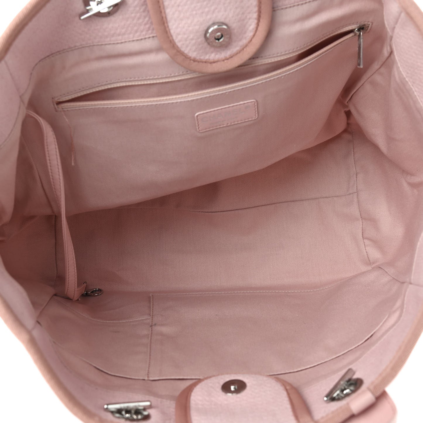 Canvas Medium Deauville Tote Light Pink