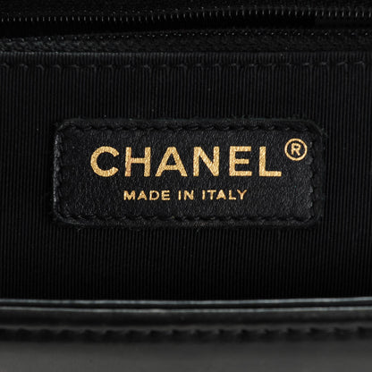 Chanel Lambskin Quilted Large Boy Flap Black 6 of 7