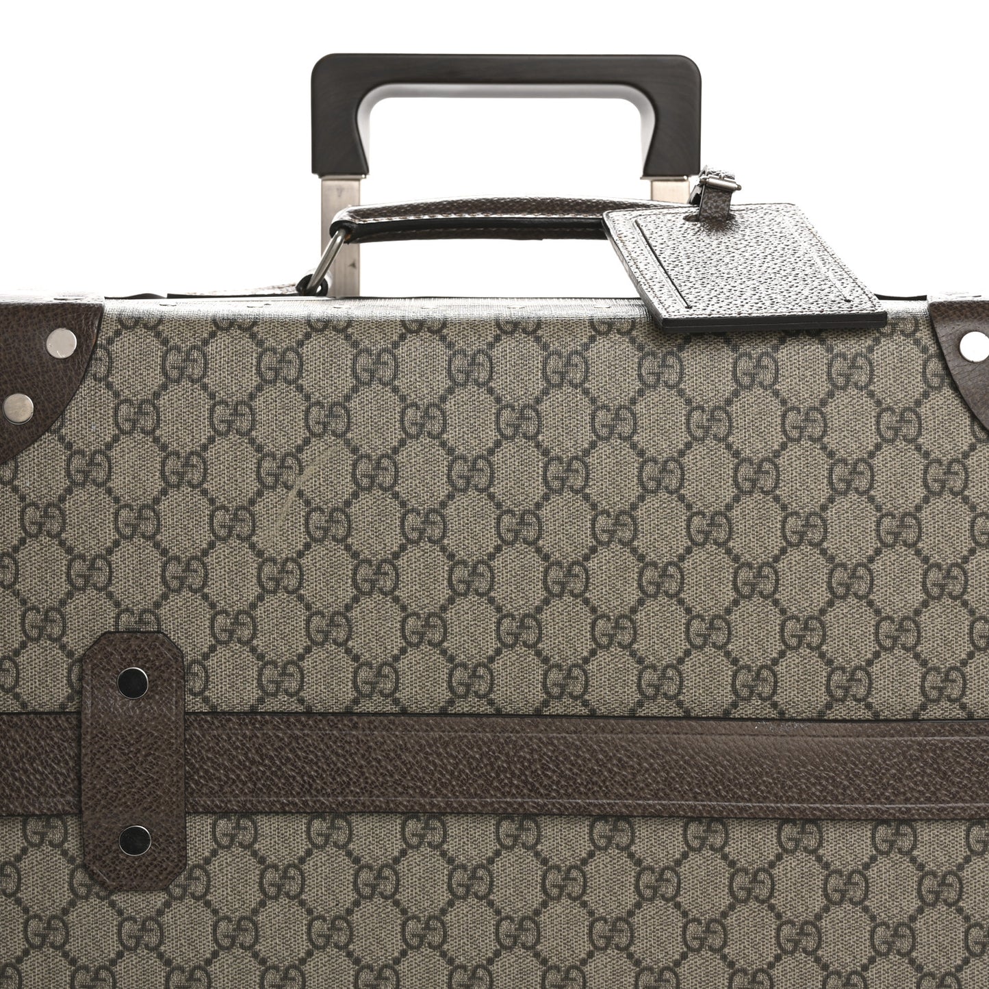 Supreme Monogram Globe-Trotter Carry-On Brown