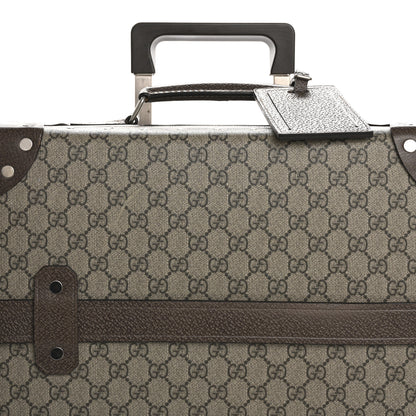 Gucci Supreme Monogram Globe-Trotter Carry-On Brown 7 of 15