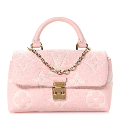 Louis Vuitton Empreinte Monogram Giant Madeleine Nano Rose White Quartz 1 of 9