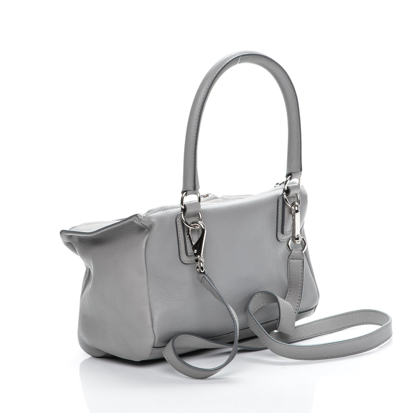Sugar Goatskin Small Pandora Dove Grey