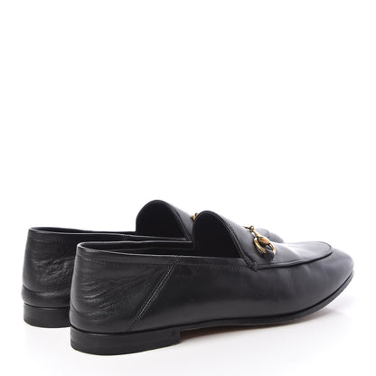 Gucci Lambskin Womens Brixton Horsebit Loafers 38 Black 4 of 13