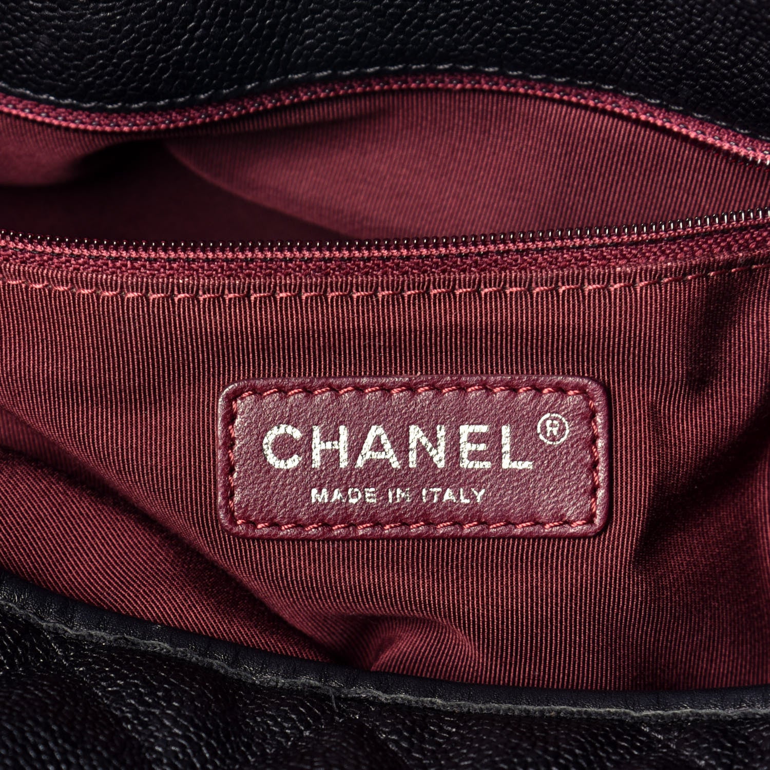 Chanel Caviar Quilted French Riviera Hobo Black 7 of 10