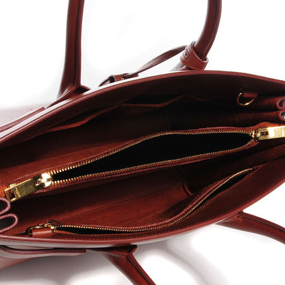 Saint Laurent Calfskin Small Sac De Jour Cognac 7 of 10
