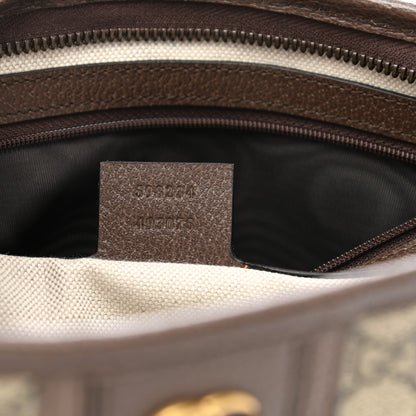 Gucci GG Supreme Monogram Web Toiletry Case Brown 7 of 8