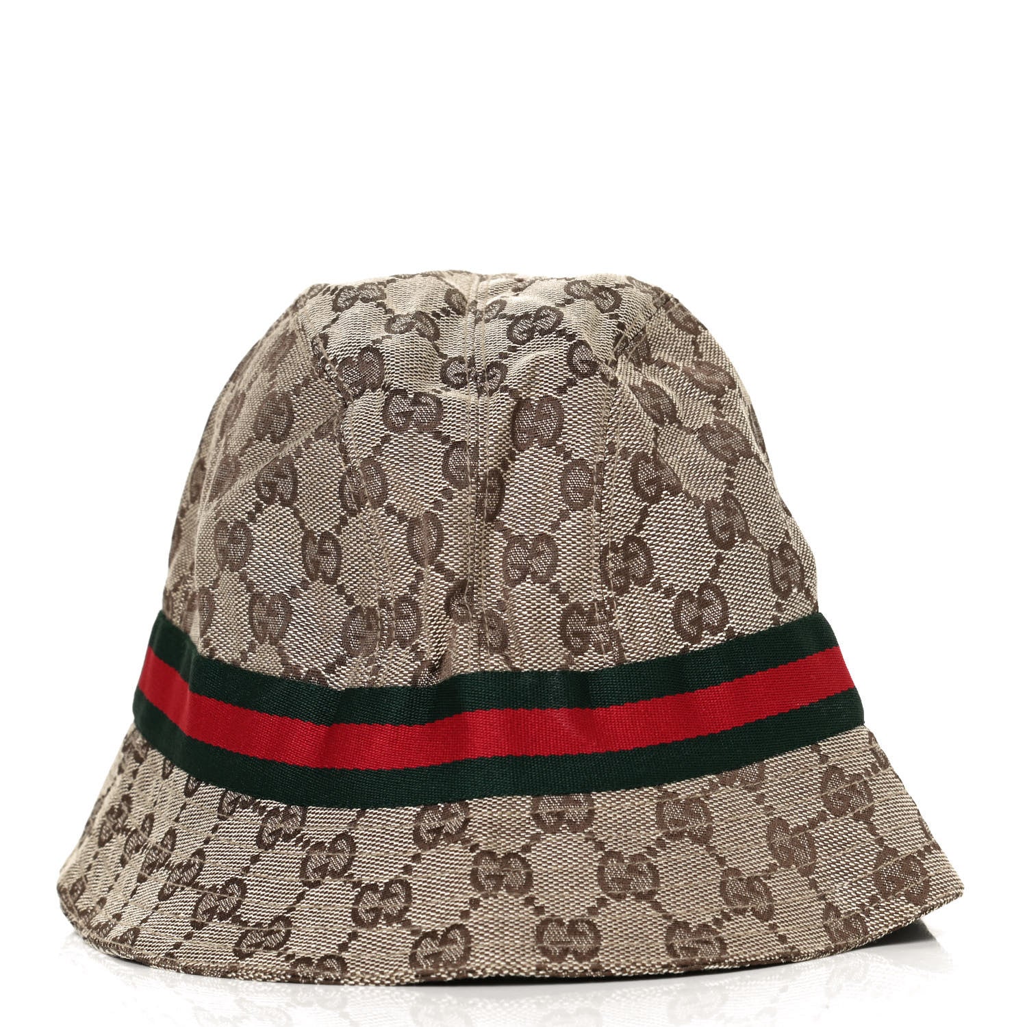 Gucci Monogram Web Bucket Hat L Brown 2 of 7