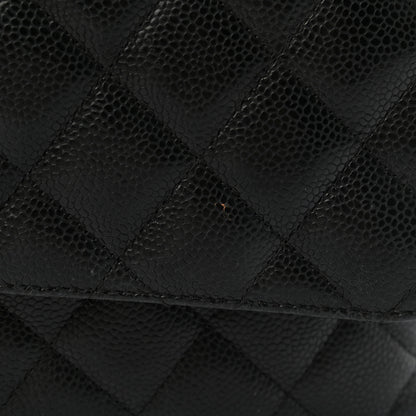 Chanel Caviar Quilted Maxi Double Flap Black 15 of 17