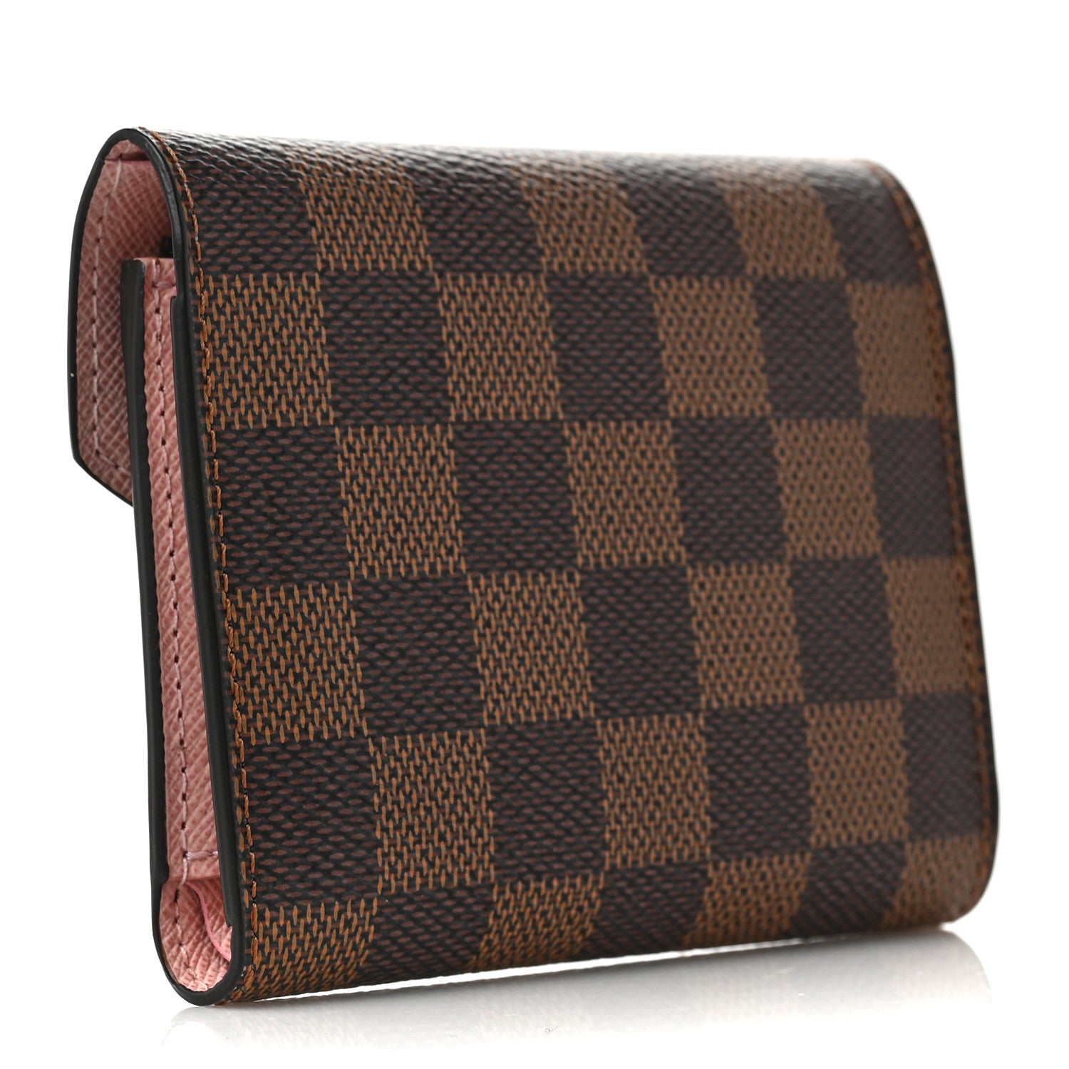 Louis Vuitton Damier Ebene Victorine Wallet Rose Ballerine 3 of 6