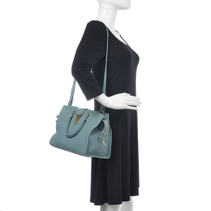 Saint Laurent Sheepskin Small Cabas ChYc Blue Glacier 2 of 22