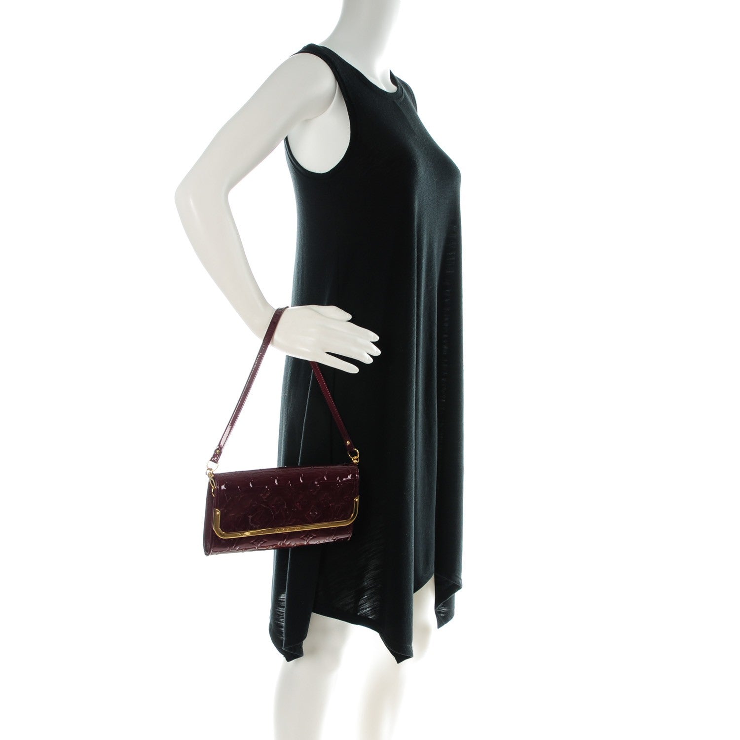 Louis Vuitton Vernis Rossmore MM Rouge Fauviste 2 of 6